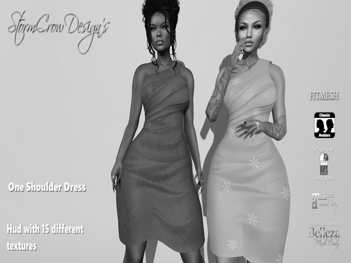 DEMO ONE SHOULDER DRESS