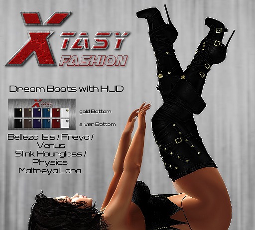 !! X Tasy * Dream Boots Leather with Socks * Box