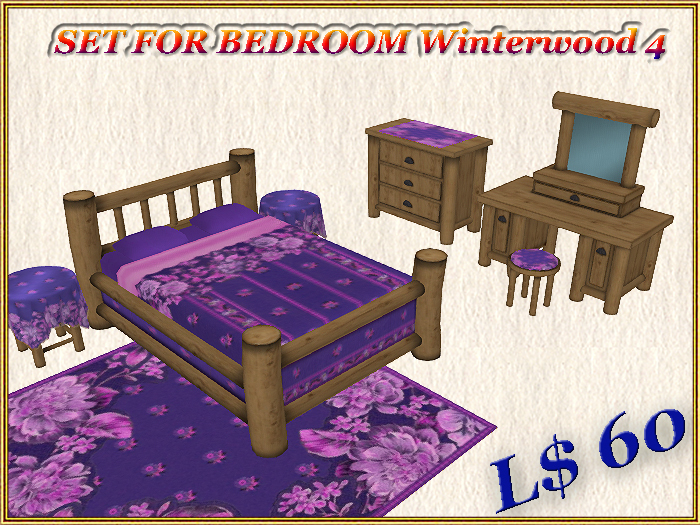 SET FOR BEDROOM Winterwood 4