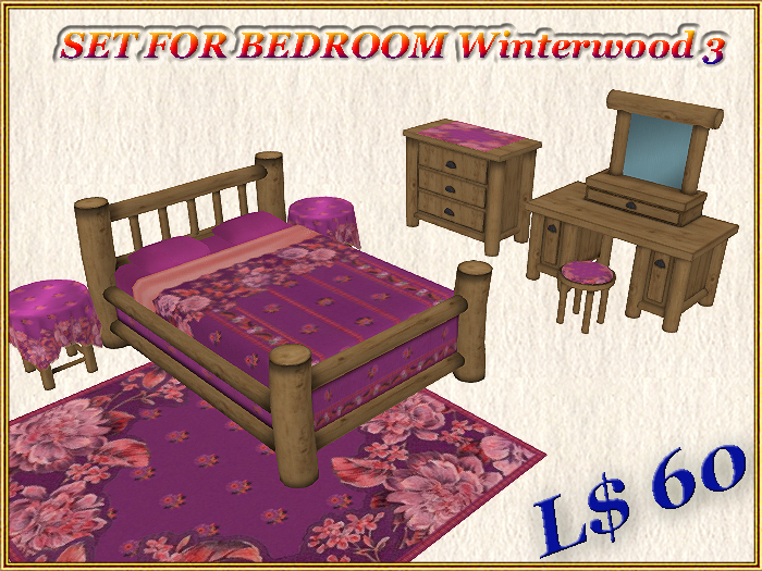 SET FOR BEDROOM Winterwood 3