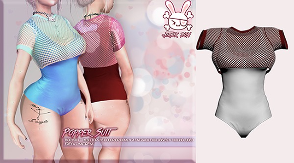 -AttackBun- Popper Suit  - Red (Add to unpack)