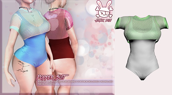 -AttackBun- Popper Suit  - Green (Add to unpack)