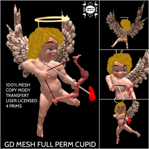 GD MESH FULL PERM CUPID
