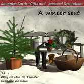 A winter seat By Snuggles  Boxed