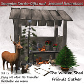 The Winter Shed Friends Gather By Snuggles 