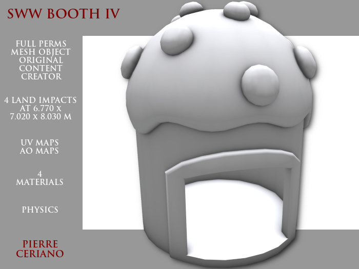 SWW Booth IV - 9 LI - FULL PERMS Mesh 