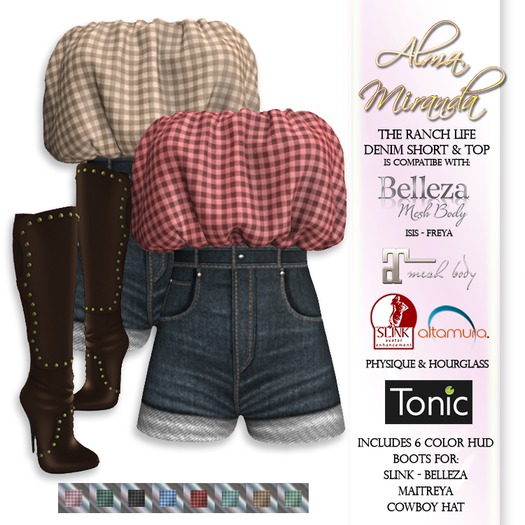 .: AlmaMiranda :. The Ranch Life High Waist Short and Top