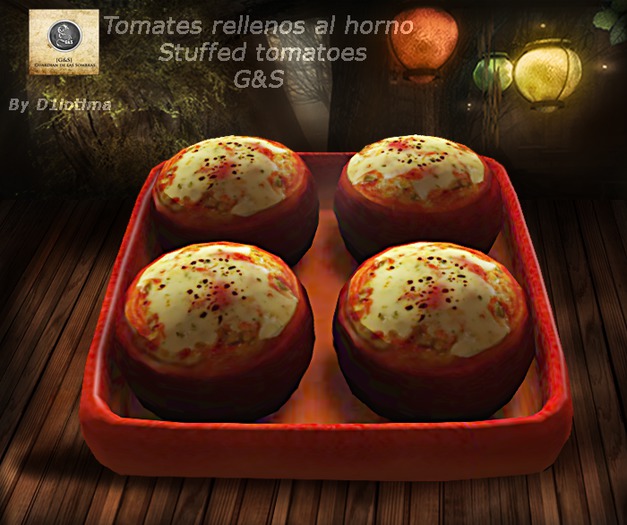 Tomates rellenos al horno /  Stuffed tomatoes [G&S]