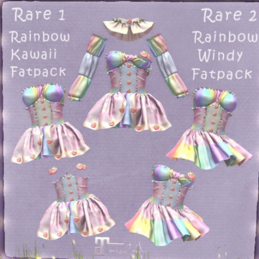 * Charlotte * Rainbow Windy Fatpack RARE