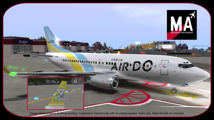 ..::Musashi Aerospace Air Do JA14AN "Photo BearDo" D-737 Paint