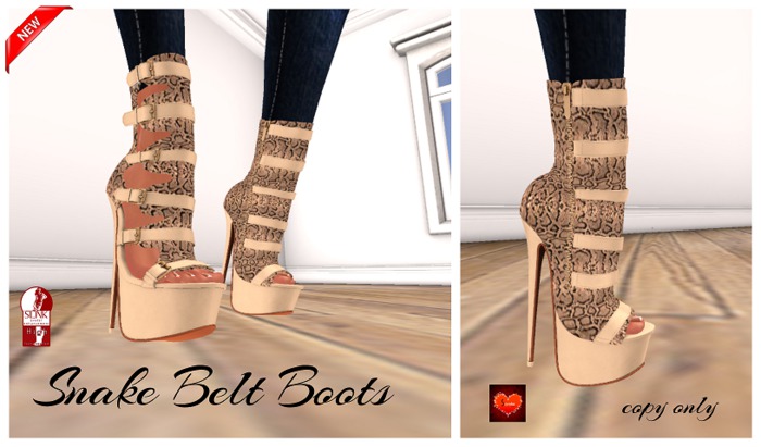 Snake Belt Boots *