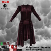 Gothic Long coat rose leather boxed