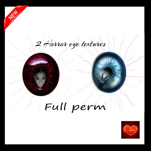 2 Horror eye textures Full perm 2#