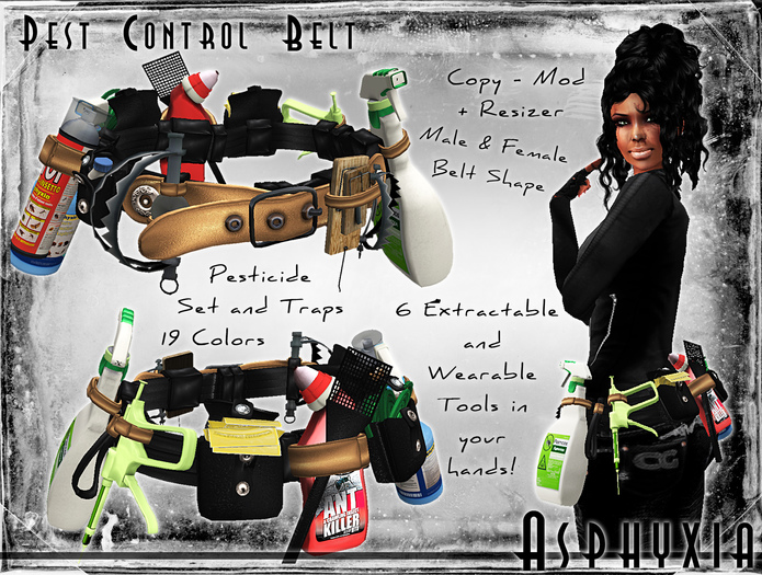 Asphyxia Pest Control Belt