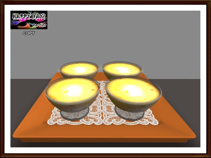 Thanksgiving - Lemon Mousse Tray