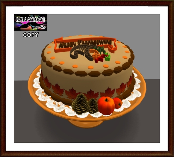 Thanksgiving - Happy Thanksgiving Cake
