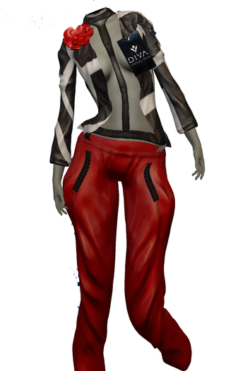 Enchante Couture Suit /Materials Carmin Mix