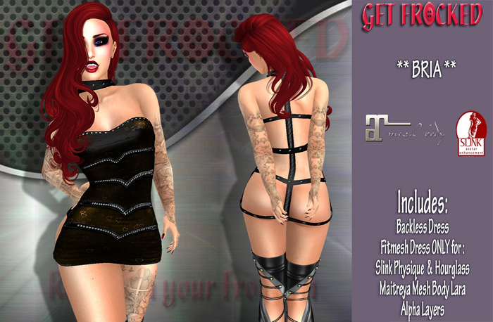 {Get Frocked} Bria Backless Dress - Chocolate