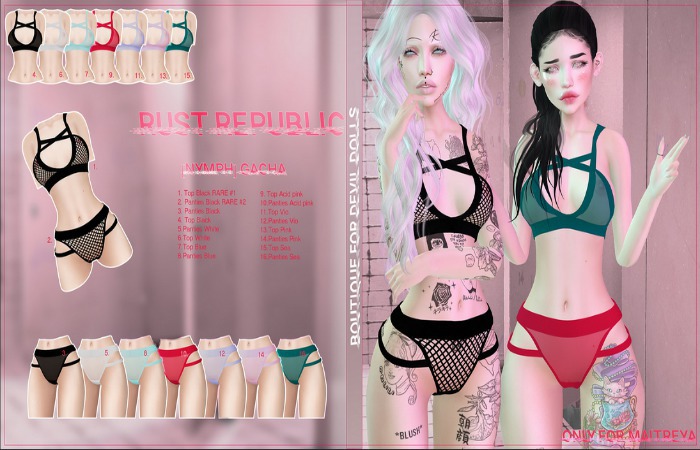 RUST REPUBLIC [Nymph] Top #9 Acid pink