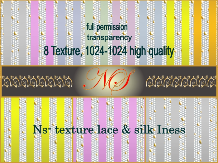 Ns- texture lace & silk Iness