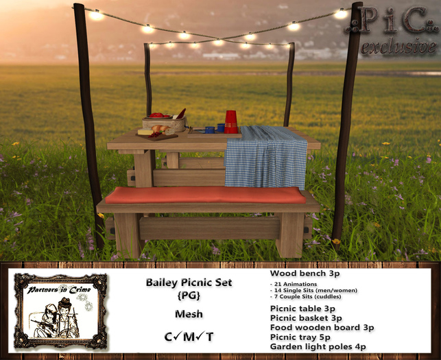 Bailey Picnic Set {PG}