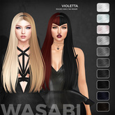Wasabi // Violetta Mesh Hair - B&W