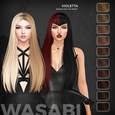 Wasabi // Violetta Mesh Hair - Browns