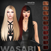 Wasabi // Violetta Mesh Hair - Reds