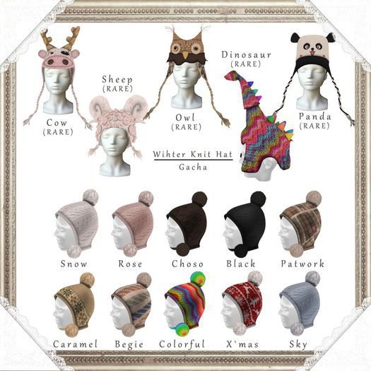 =Zenith=Winter Knit hat (Black)