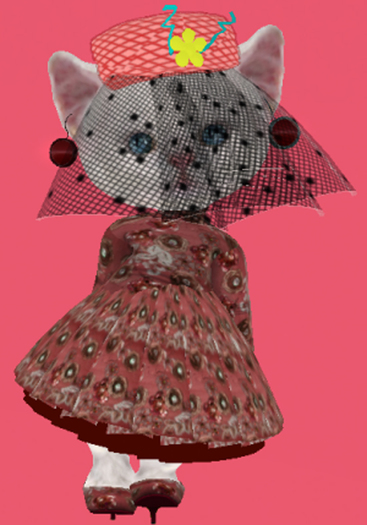 Lexxie Dinkies Beads and Flowers Red Combo