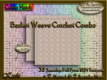 !Kushi! BasketWeaveCrochetCOMBO Textures -WEAR TO UNPACK