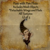 Bad Katz Pixie Pan Pipe Playing