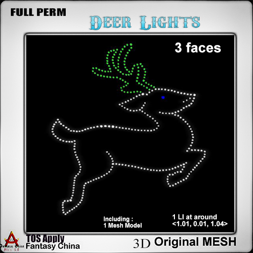FC- Full Perm Mesh Deer lights 