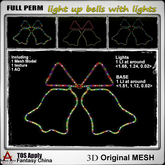 FC- FP Mesh light up bells with lights 