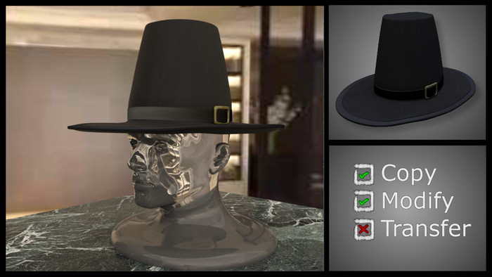 Pilgrim Hat Side Buckle