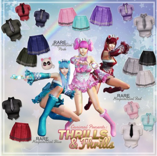 [Canimal] Thrills & Frills - School Girl - Skirt Olive