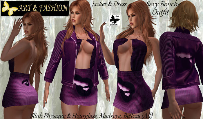 ART & FASHION - SEXY BOUCHE OUTFIT