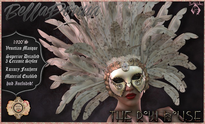 The Row House_"BellaDonna" Venetian Masque Box_ADD ME!