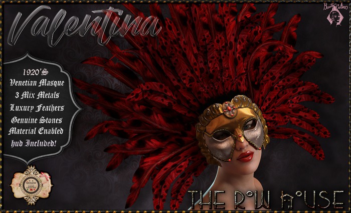 The Row House_ "Valentina" Venetian Masque Box_ADD ME!