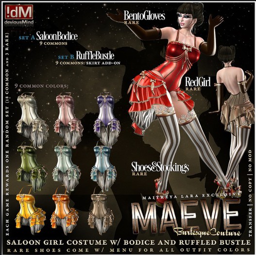 !dM Maeve **MINT** Bodice (LARA BOX #5A)