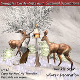 Twinkle Star Winter Decoration By Snuggles Boxed