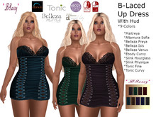 *BSASSY* B-LACED UP DRESS WITH HUD