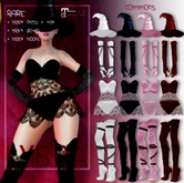 LYBRA ~ Good Witch Gloves Rose