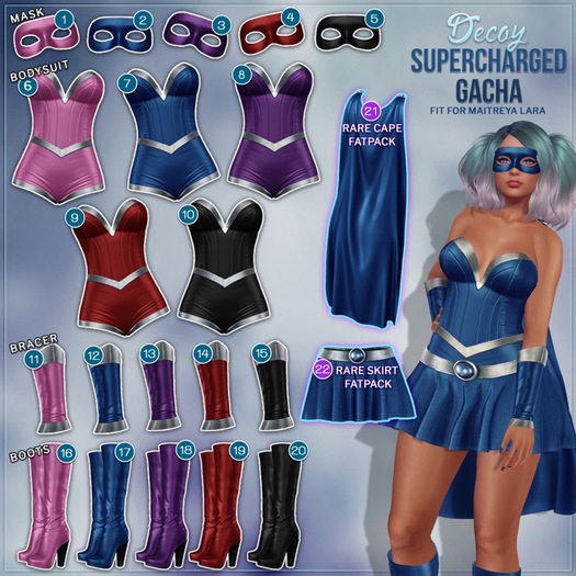Decoy - Supercharged Gacha: #9 Bodysuit Red