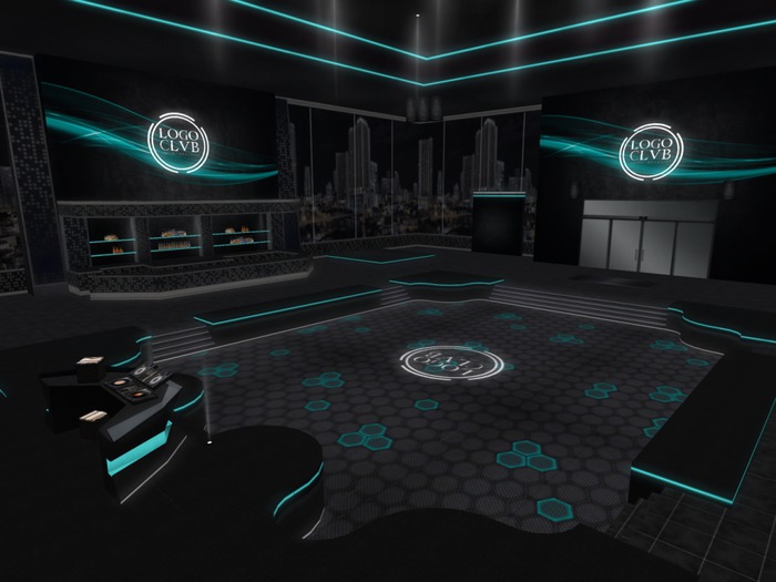 PROMO / DISCO CLUB A1 TEAL COLOR - REZZ BOX