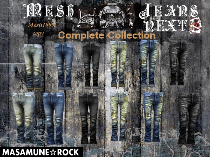 90%OFF Sale!!  MESH Jeans-NEXT-Complete Collection BOX