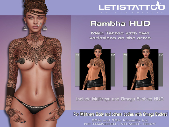 Letis Tattoo :: Rambha HUD :: Maitreya & Omega