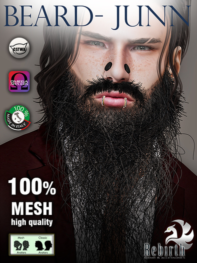 [//CLASSIC PACK/]-BEARD_JUNN-LONG_style-[//CR/]