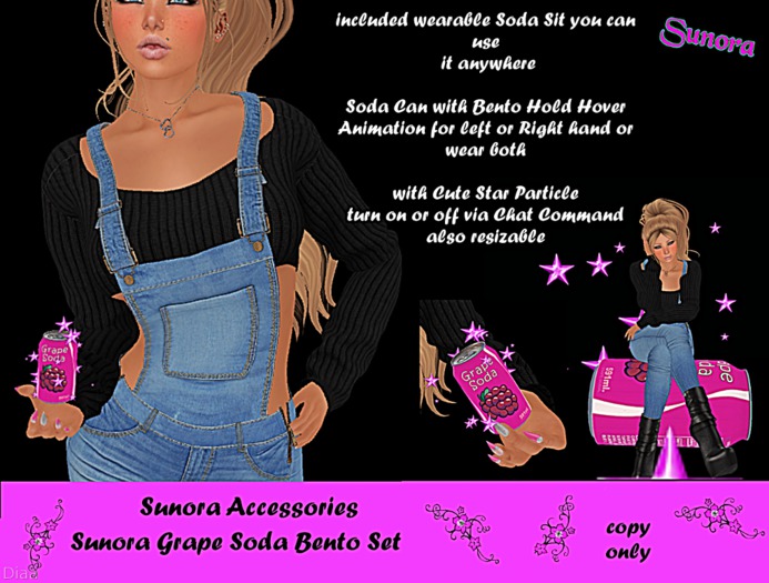 Sunora Grape Soda Bento Set