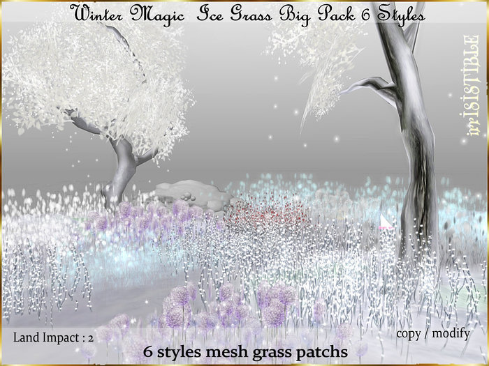 irrISIStible : CHRISTMAS WINTER MAGIC ICE GRASS BIG PACK 6 STYLES